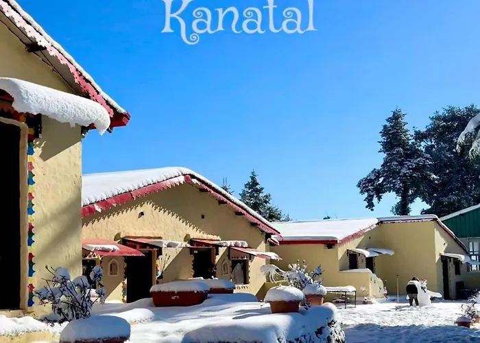 Kana Mud An Ethnic Village Resort - Beautiful View Of Gangotri Mountains